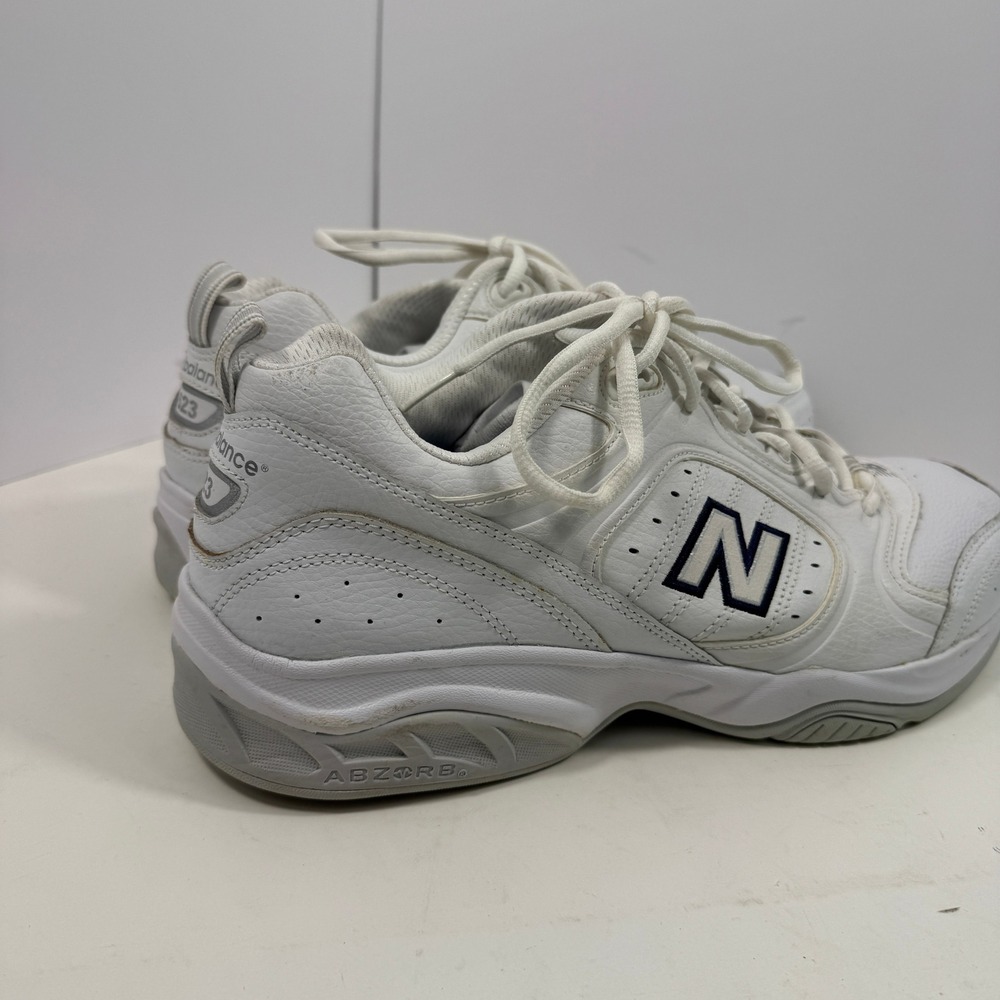 New Balance 623 Mens Walking Shoes White Leather Comfort Size US 11 - Picture 6 of 12